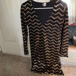 Sparkly fitted dress